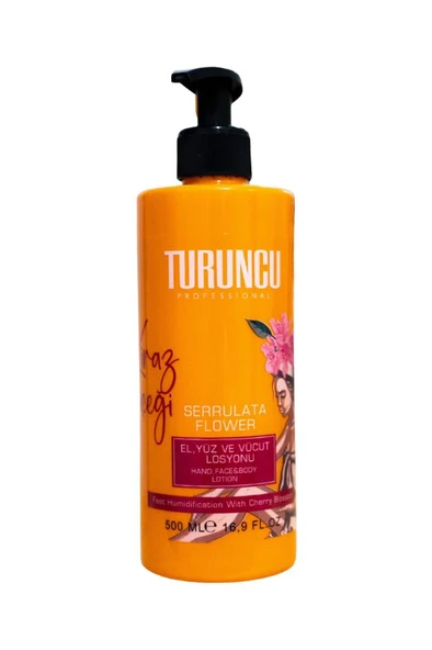 Turuncu Kiraz Çiçeği Özlü El Yüz ve Vücut Losyonu Balsam 500 Ml ürün görseli 1