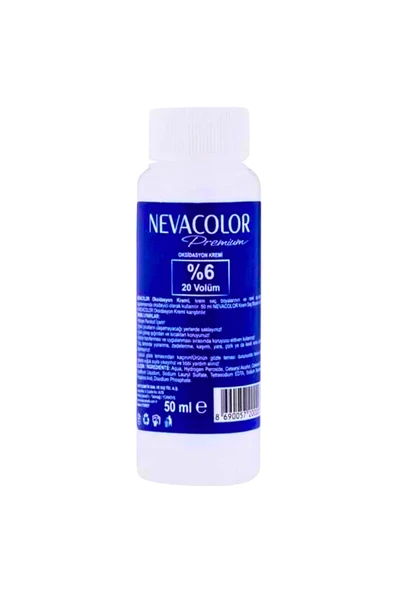Nevacolor 20 Volüm Oksidan Peroksit 50 Ml ürün görseli 1