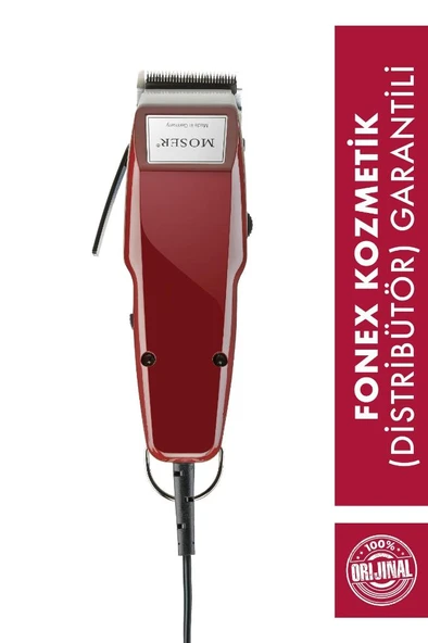 Moser 1400 - 0050 Saç Tıraş Makinesi Kablolu Bordo ürün görseli 1