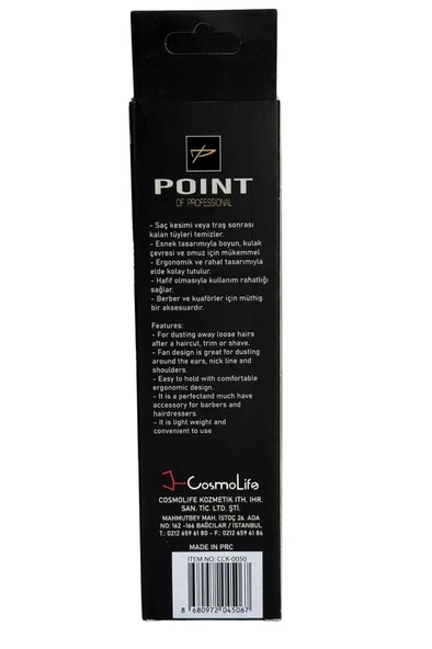 Point Ense Fırçası 0050 Berber Desenli - Resim 3