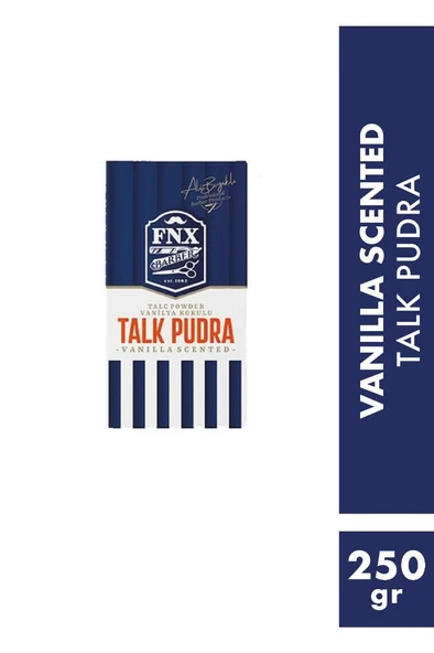 FNX Barber Ali Bıyıklı Vanilya Kokulu Talk Pudra 250 Gr ürün görseli 1