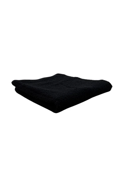 Kuaförler İçin Yüksek Emici A Kalite Baş Havlusu 90x50 cm Siyah ürün görseli 1