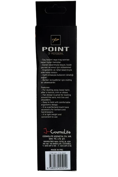Point Ense Fırçası 0045 Oval Mor - Resim 3