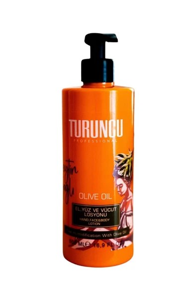 Turuncu Zeytin Yağlı El Yüz ve Vücut Losyonu Balsam 500 Ml ürün görseli 1