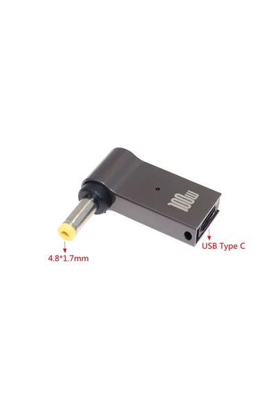 silabor 100 W USB Tip C Hızlı şarj adaptörü fiş konnektörü Evrensel USB C laptop Dönüştürücü 48x17 ürün görseli 1