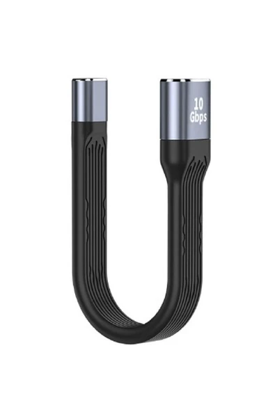 silabor Type-C Dişi To USB Dişi 10 GBPS Kablo 100w Pd Hızlı Data Kablosu C-22 10 Cm ürün görseli 1