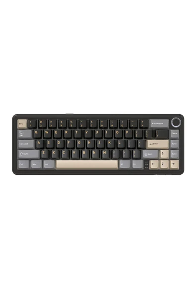silabor Attack Shark X66 Kablosuz Mekanik Klavye Side Printed PBT Keycaps ürün görseli 1