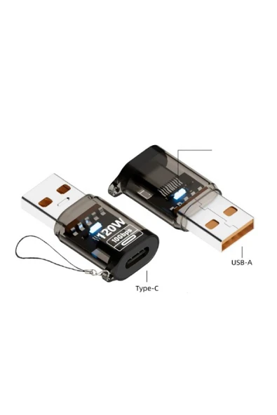 silabor Usb to Type-c 120W Destekli 10 Gbps Çevirici Dönüştürücü ürün görseli 1