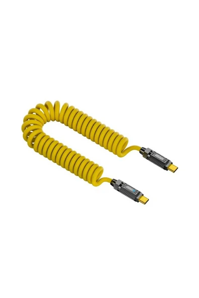 silabor 20 Gbps 140 w destekli Type-C To Type-C Kablo Coiled ürün görseli 1