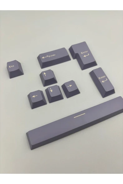 silabor 9 Tuş Keycaps PBT Tuş Takımı Mekanik Klavye Oyuncu Klavyesi Klavye Aksesuar ürün görseli 1