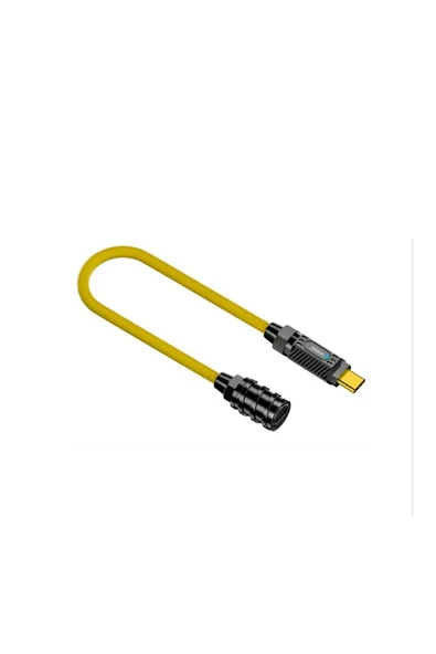 silabor 20 Gbps 140 w destekli Type-C To Type-C dişi Kablo Coiled 1 metre ürün görseli 1