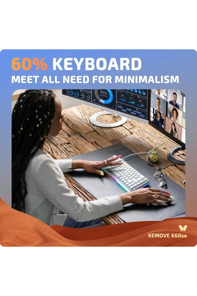 KEMOVE K68se Gaming Mechanical Keyboard - Resim 4