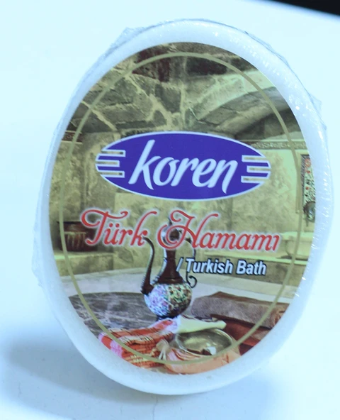 KOREN Türk Hamamı Süngerli Sabun 120g ürün görseli 1