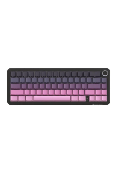 silabor Attack Shark X66 Kablosuz Mekanik Klavye Side Printed PBT Keycaps ürün görseli 1
