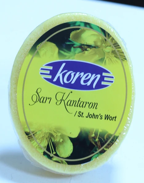 KOREN Sarı Kantaron Süngerli Sabun 120g ürün görseli 1