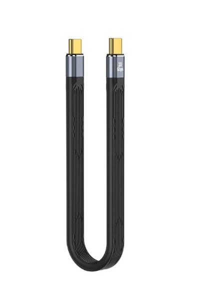 silabor Type-C To Type-C 10 GBPS USB Type Kablosu 240W Pd Hızlı Data Kablosu C-18 20 Cm ürün görseli 1