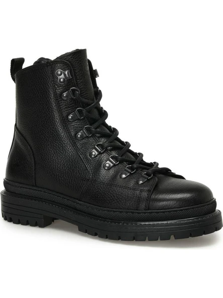 LUMBERJACK ESTEVES 3PR SİYAH HAKİKİ DERİ COMFORT CASUAL POSTAL BOT ürün görseli 1