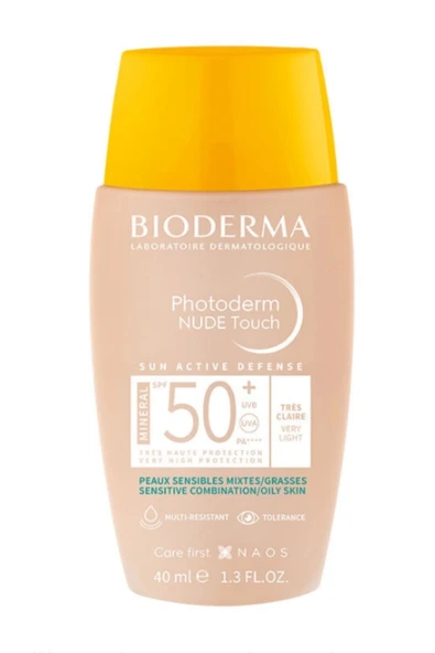 Bioderma Photoderm Nude Touch SPF50+ Very Light 40 ml ürün görseli 1
