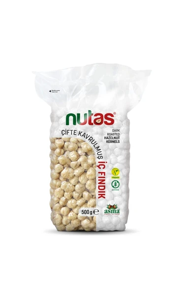 Nutas Çifte Kavrulmuş İç Fındık - 500g Vakum Paket ürün görseli 1