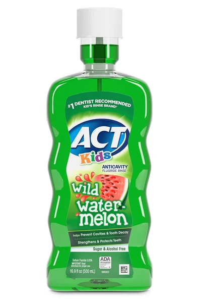 ACT Kids Wild Watermelon Çocuklar İçin Ağız Bakım Suyu 500ML ürün görseli 1