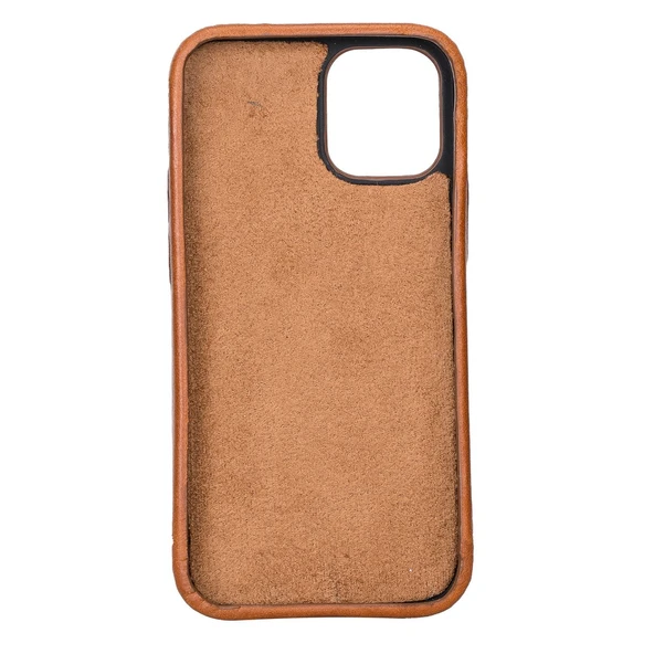 Apple iPhone 12 mini Uyumlu Deri Arka Kapak ROCK RST2EF Taba ürün görseli 1