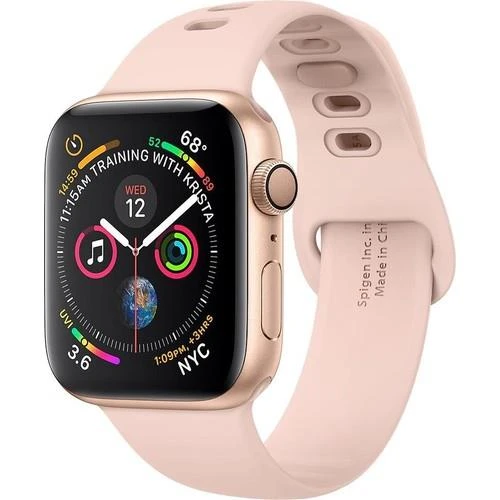 Spigen Apple Watch 44mm / 42mm (Seri 1/2/3/4/5 ile Uyumlu) Kayış AirFit Rose Gold - 062MP25401 ürün görseli 1