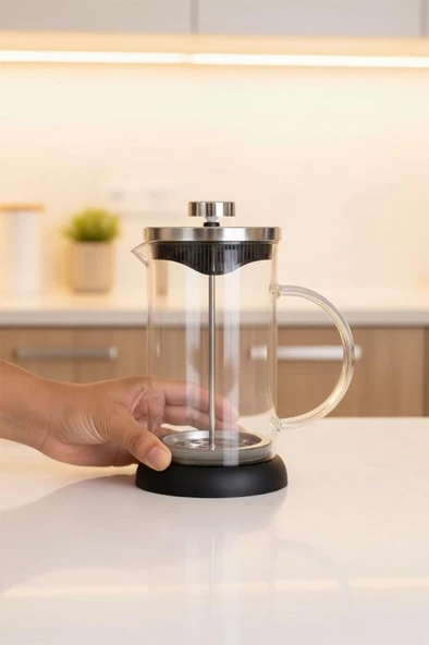 Bambum Stene - French Press 600 ml Siyah ürün görseli 1