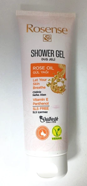 Rosense Gül Yağı Duş Jeli 250 ml - Resim 2
