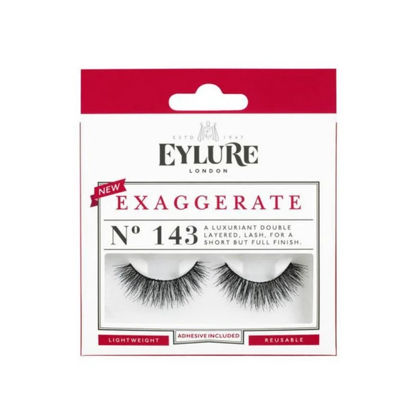 Eylure Takma Kirpik – Exaggerate No:143, Hacimli ve Belirgin Kirpikler ürün görseli 1