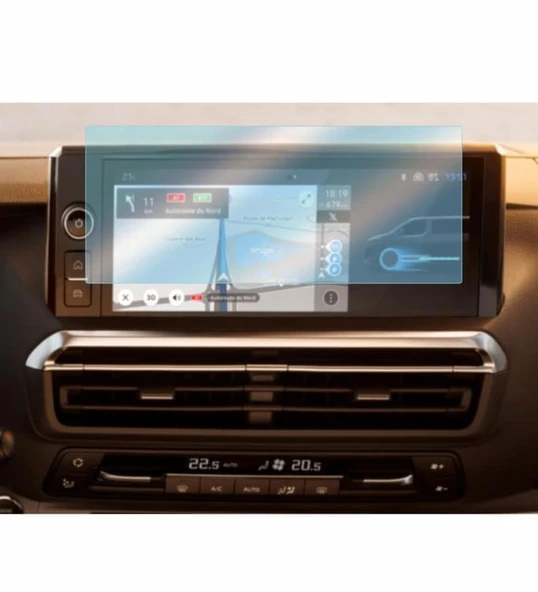 Peugeot Expert Traveller 2024-2025 Model Multimedya Ekranı Uyumlu 9H Nano Ekran Koruyucu ürün görseli 1