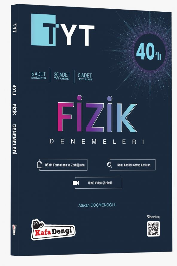 Kafadengi Tyt Fizik 40 Lı Branş Denemesi 2023 ürün görseli 1