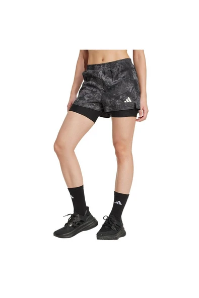 adidas Kadın  Gri  Şort OTR SD 2in1 W JL8718 ürün görseli 1