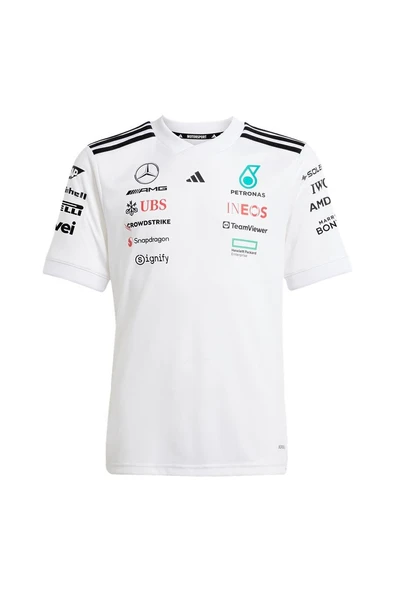 adidas Unisex Çocuk  Beyaz  T-shirt MER DR JSYW RY JX5803 ürün görseli 1