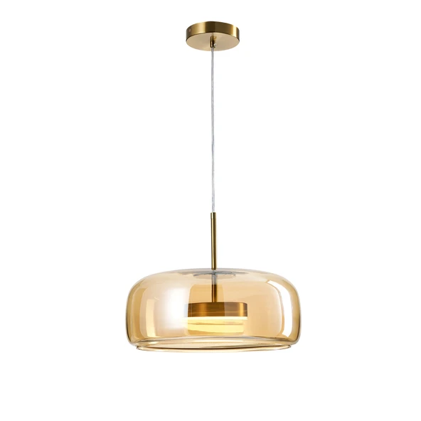 Apliqa Nantes 12 Watt 3000K Eskitme Bal Camlı Tekli Led Sarkıt Avize ürün görseli 1