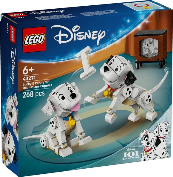 LEGO Disney 43271 Lucky and Penny 101 Dalmatians Puppies ürün görseli 1