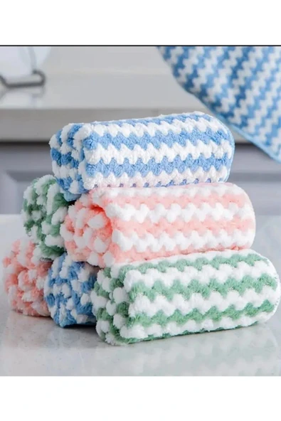 MODELHOME 3 Adet Mikrofiber Temizlik Bezi(30X30) -mutfak,lavabo,cam Için Kurulama Bezi ürün görseli 1