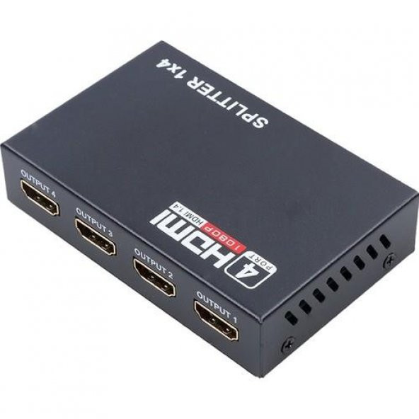 PrimeX PX-5004 1080P 2K 4K UHD 4 Port HDMI Splitter (Adaptörlü) ürün görseli 1