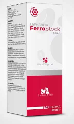 Lapharma Ferrostock Demir & B Vitamin Destekleyici Kedi Köpek Sıvı Takviye 50ml ürün görseli 1