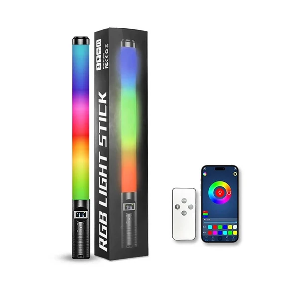 Zore H2 OLED Ekran Göstergeli RGB Led Işıklı Aydınlatma Çubuğu ürün görseli 1