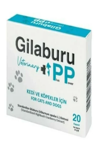Gilaburu Kedi ve Köpek İdrar Yolları Koruyucu Kapsül 20 Adet Kapsül ürün görseli 1