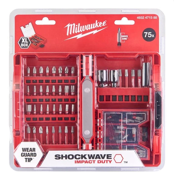 Milwaukee Shockwave Bits Uç Seti 75 Parça - Resim 3