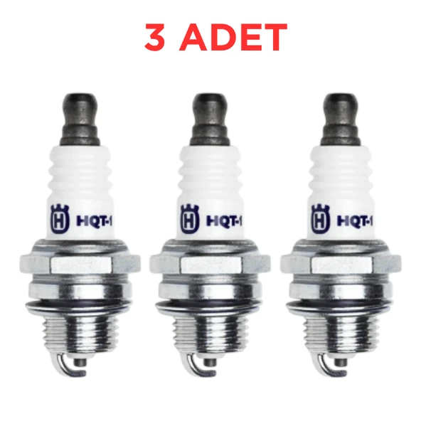 Husqvarna Buji HQT-1 14mm 2 Zamanlı Buji 3 Adet (Motorlu Testere-Tırpan) ürün görseli 1