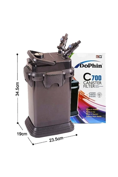 Dophin Akvaryum Dış Filtre 700 L/h ürün görseli 1