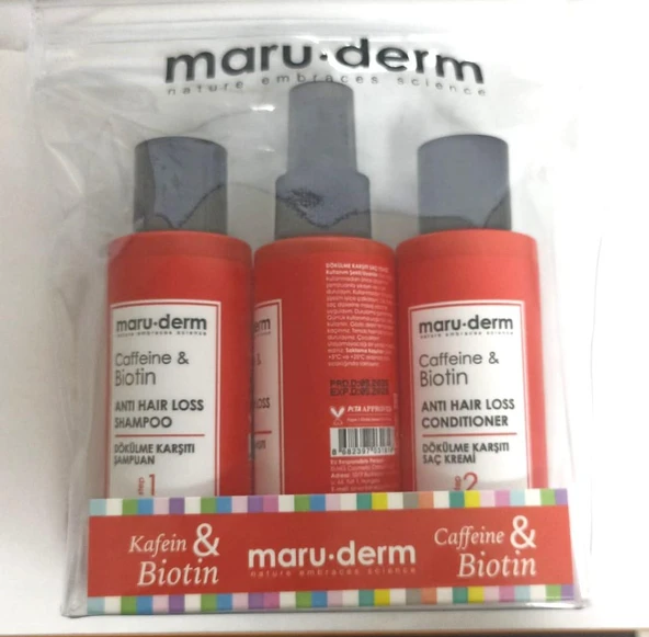 Maruderm Caffeine&Biotin Saç Bakım Seti ürün görseli 1