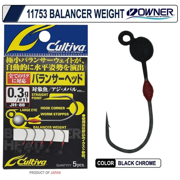 Cultiva 11753 Balancer Head LRF Jighead ürün görseli 1