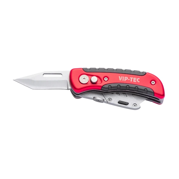 Vip-Tec VT875159 Çift Fonksiyonlu Metal Katlanır Bıçak ürün görseli 1