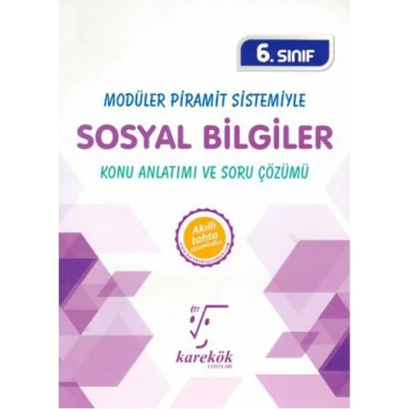 6. Sınıf Sosyal Bilgiler MPS Konu Anlatımı ve Soru Çözümü Karekök Yayınları ürün görseli 1