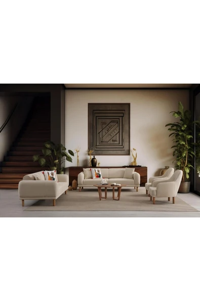 Ak sofa Stella Koltuk Takımı 3+3+1 ürün görseli 1