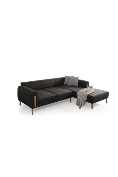 Ak sofa Leon Köşe Sağ Köşe Antrasit - Resim 6