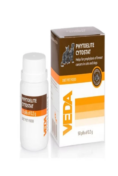 Veda Phytoelite Cytostat Diyetetik Tamamlayıcı Gıda Takviyesi Kedi&köpek 50 Tablet ürün görseli 1